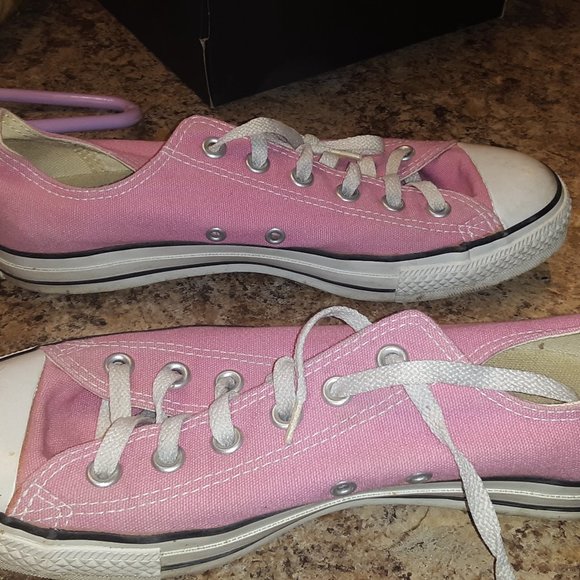 Pink All Star Converse Sz Mens 7.5 Womens 9 - Picture 4 of 7